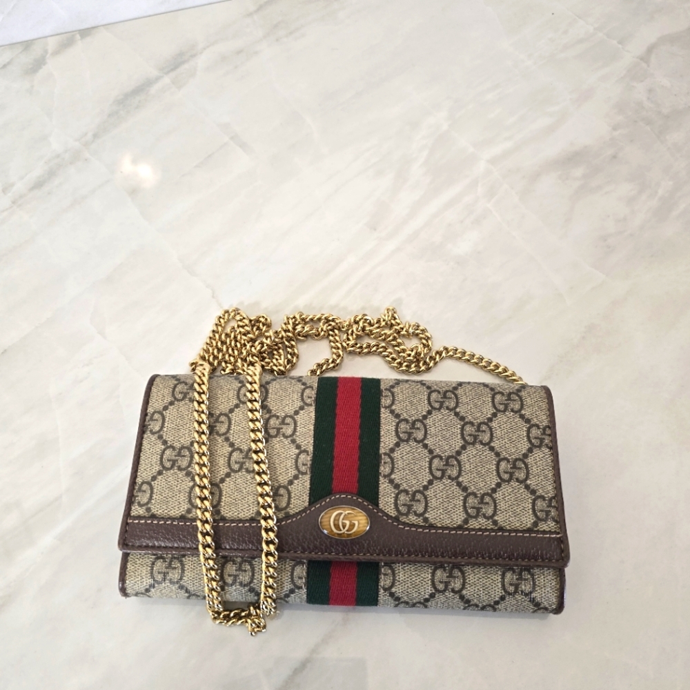 Gucci Brown and Green Women's Bag